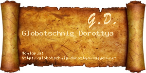 Globotschnig Dorottya névjegykártya